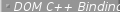 DOM C++ Binding